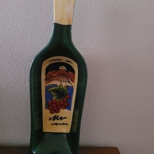 Clay art ceramic  bottle